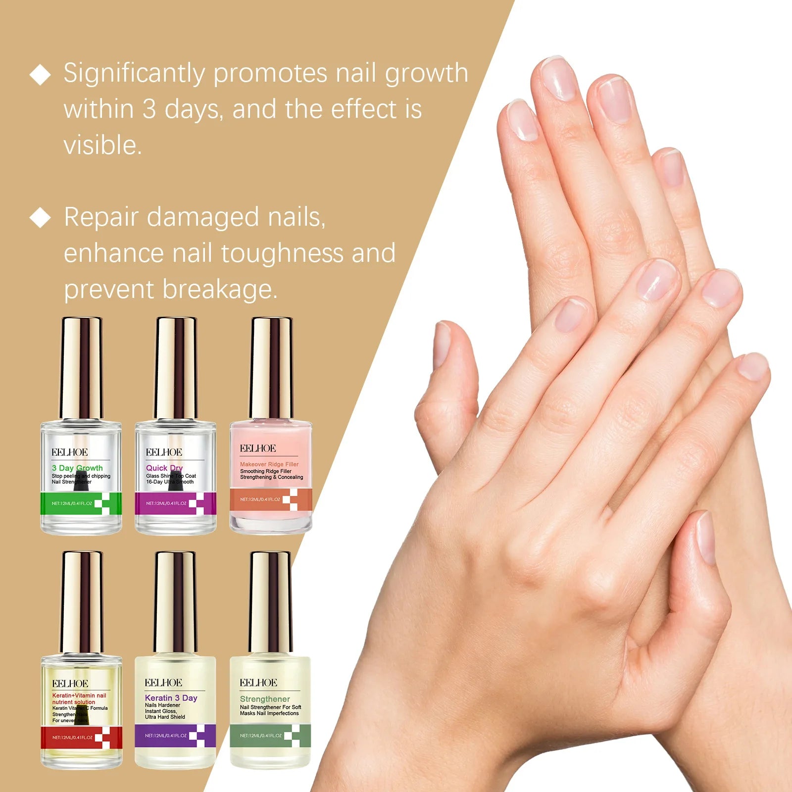 Keratin Nail Repair Serum for Stronger, Healthier Nails Peaceful Pleasures Health and Wellness