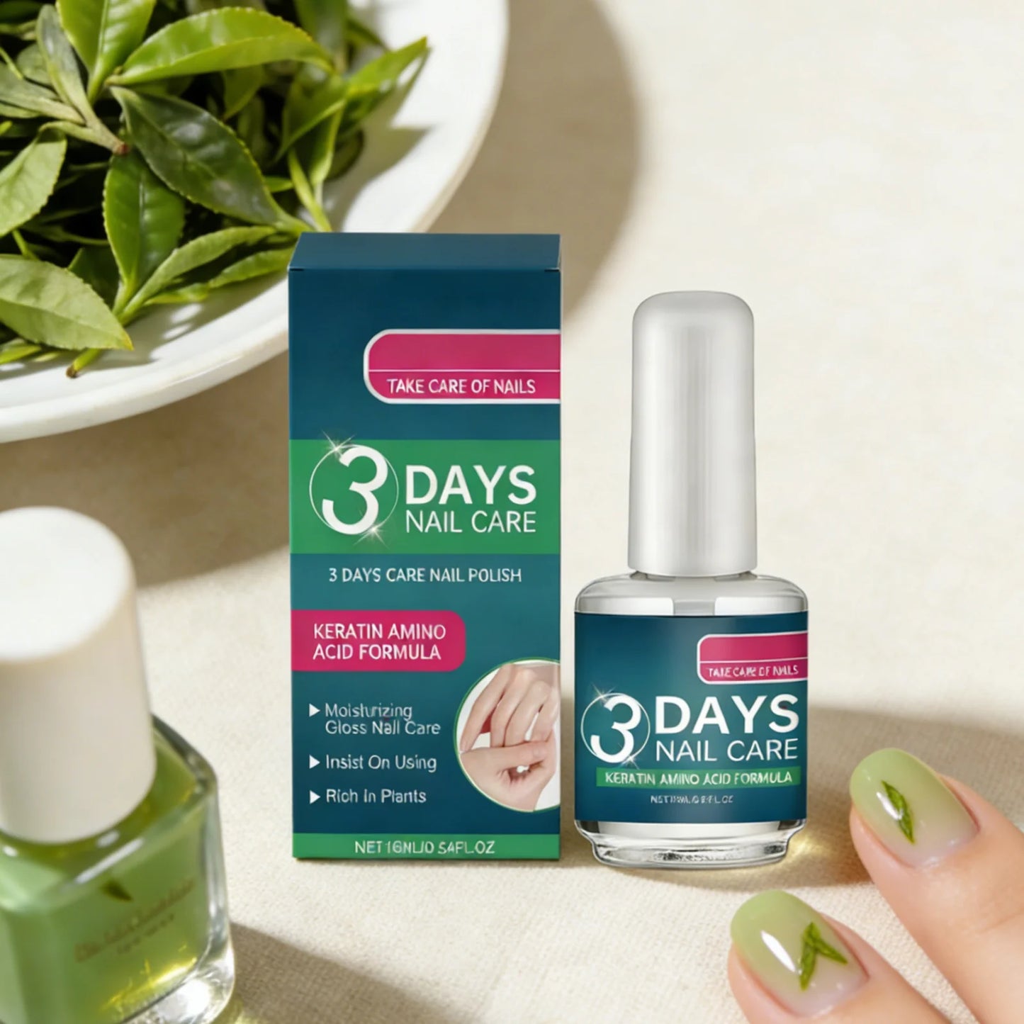 Tea Oil & Keratin Nail Treatment Oil – Cuticle Care 16ml