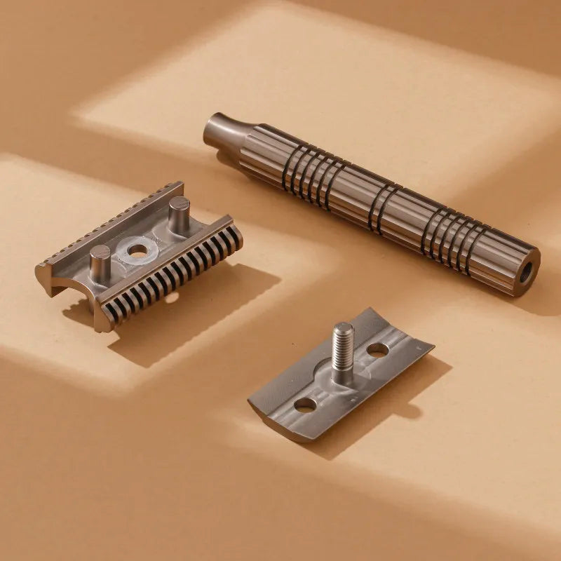 YAQI Bohemia 316 Stainless Steel Adjustable Baseplate Men Professional Safety Razor Peaceful Pleasures Health and Wellness