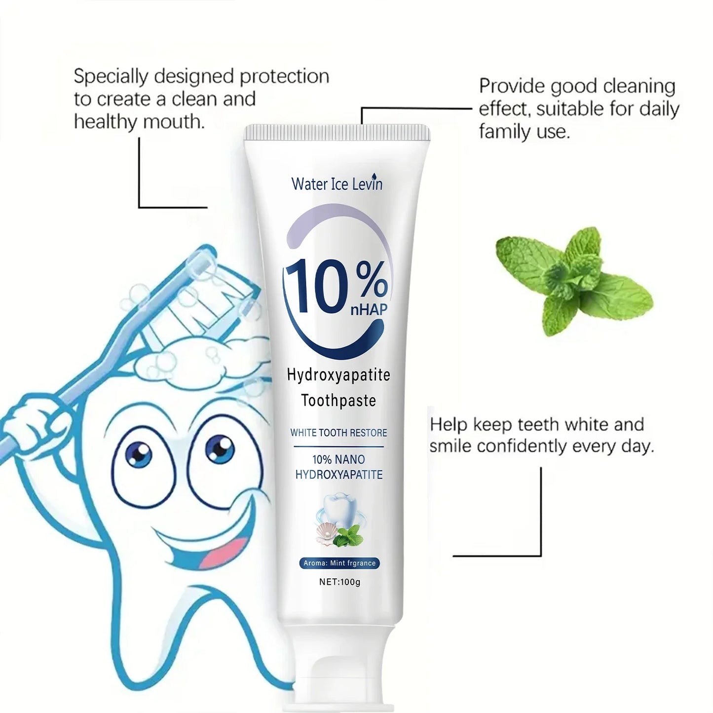 Nano Hydroxyapatite Toothpaste – Whitening & Enamel Care 100g