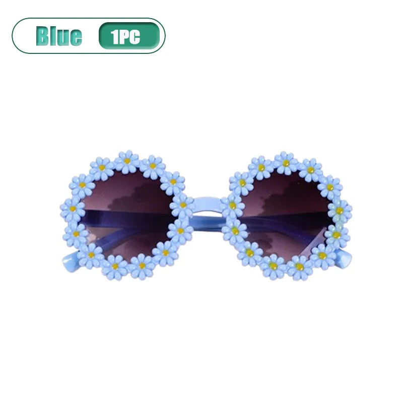 Kids Daisy Flower Sunglasses UV400 Protection | Ages 2–12