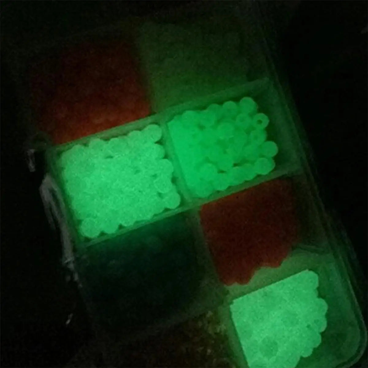 Glowing Fishing Beads Set, Soft Plastic Oval Round Fluorescent Eggs, Saltwater Bait, Deep Sea Night Fishing Tools, 1000pcs Box Peaceful Pleasures Health and Wellness