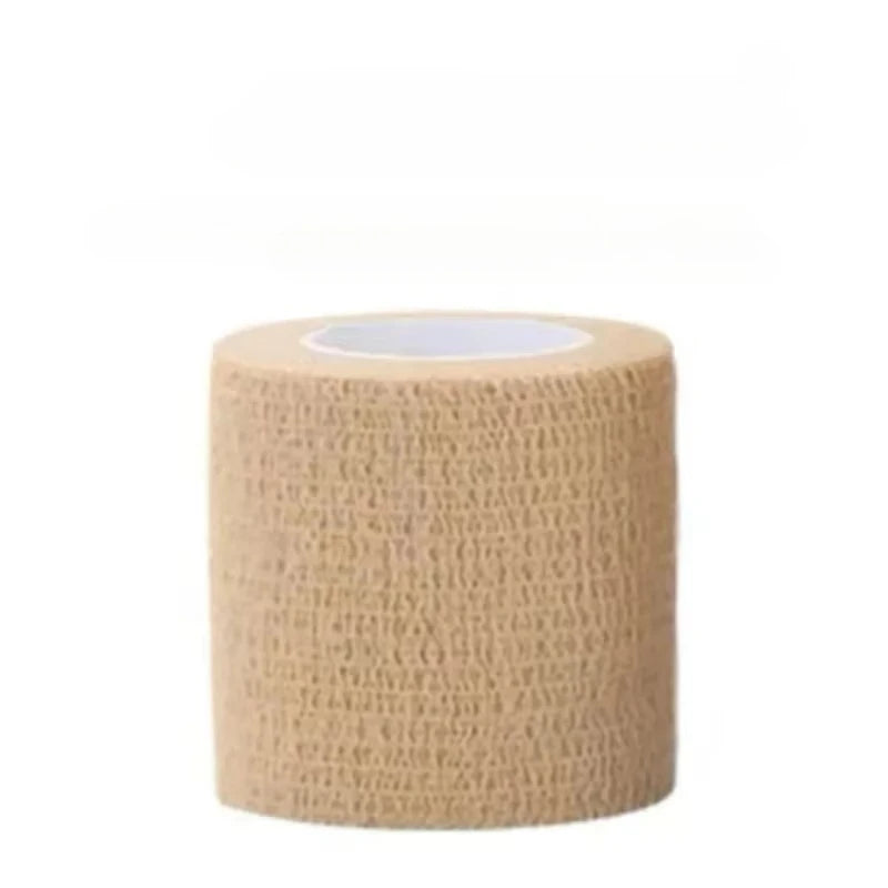 Self-adhesive Elastic Bandage Motion Non-woven Fabric Training Finger Protection Pressure Elastic Bandage Peaceful Pleasures Health and Wellness 5cmx4.5m 10pcs