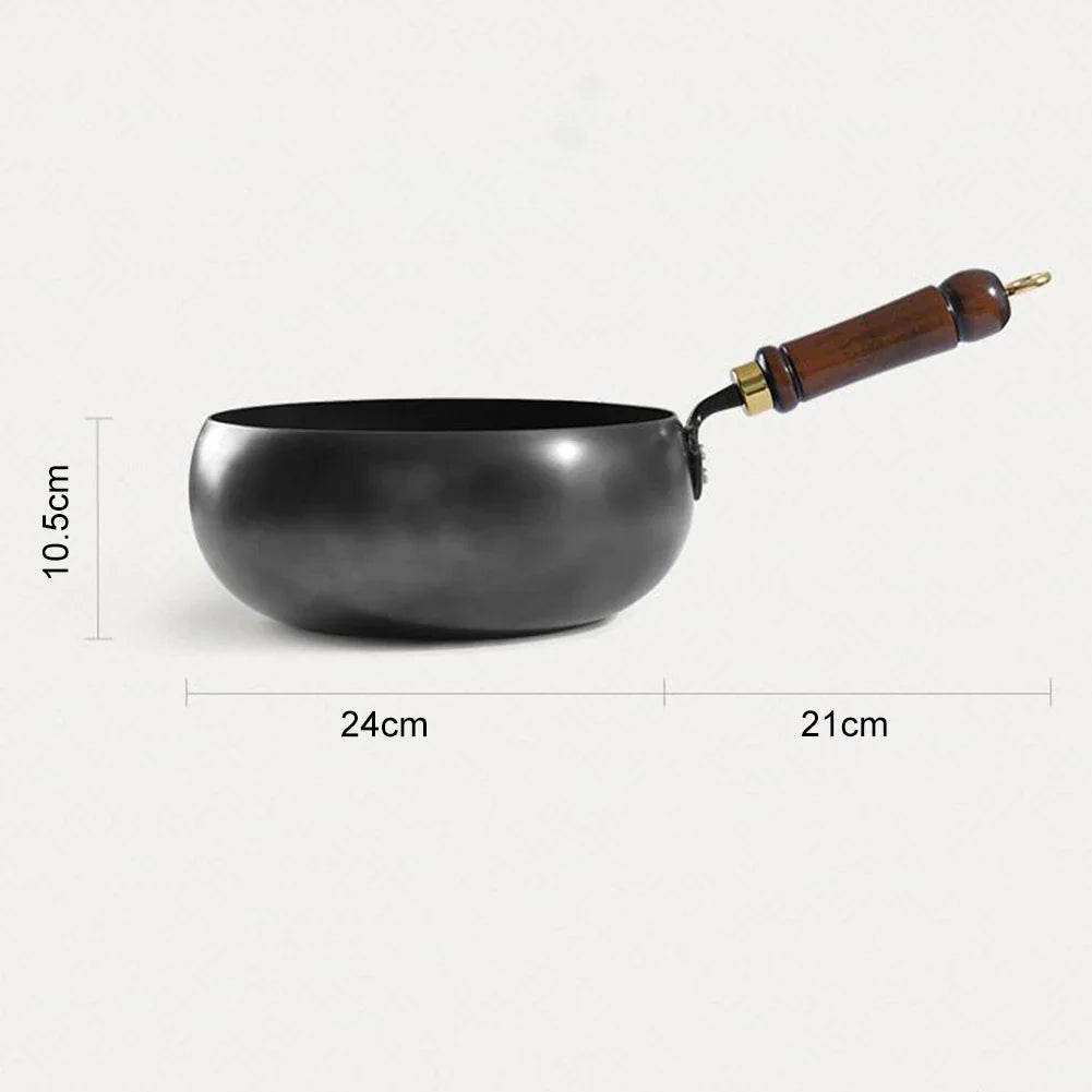 Hand Forged Iron Wok – Chinese Big Belly Uncoated Frying Pan