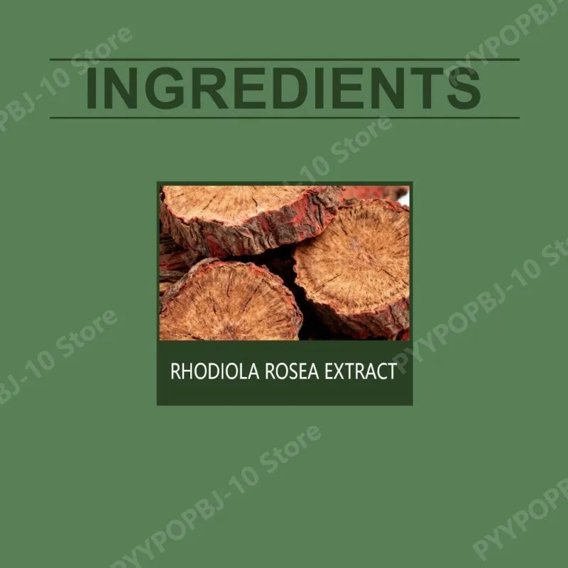Docteat Rhodiola Rosea 60ct Capsules | Natural Adaptogen Vegan