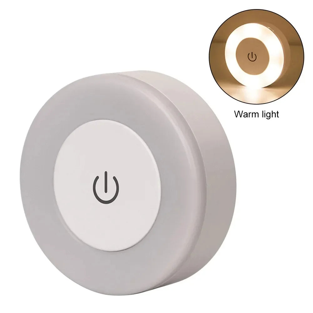 USB Rechargeable Magnetic LED Night Light | Touch Dimmer