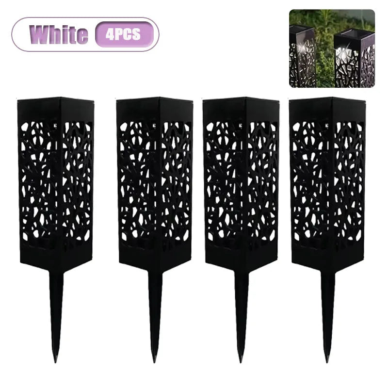 Solar Garden Stake Lights | LED Dusk to Dawn, IP65 Waterproof