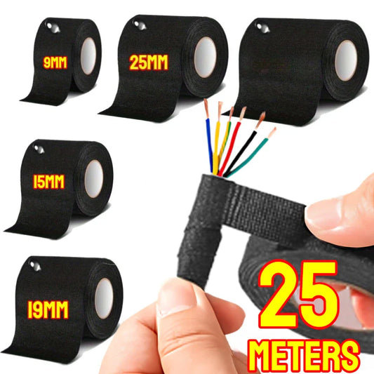Heat-Resistant Electrical Insulating Harness Tape | 9/15/50mm Electrical Harness Tape Oasis Select