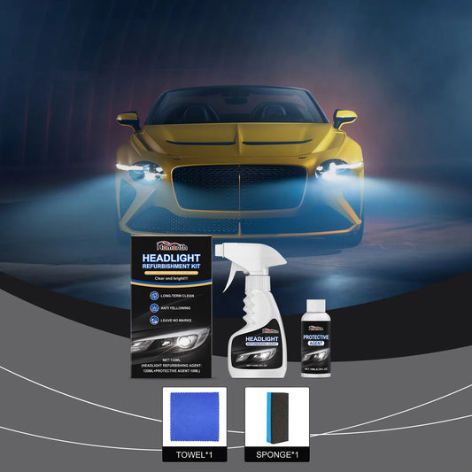 Homonth Headlight Restoration Kit – Remove Yellowing & Haze Headlight Restoration Kit Peaceful Pleasures Health and Wellness