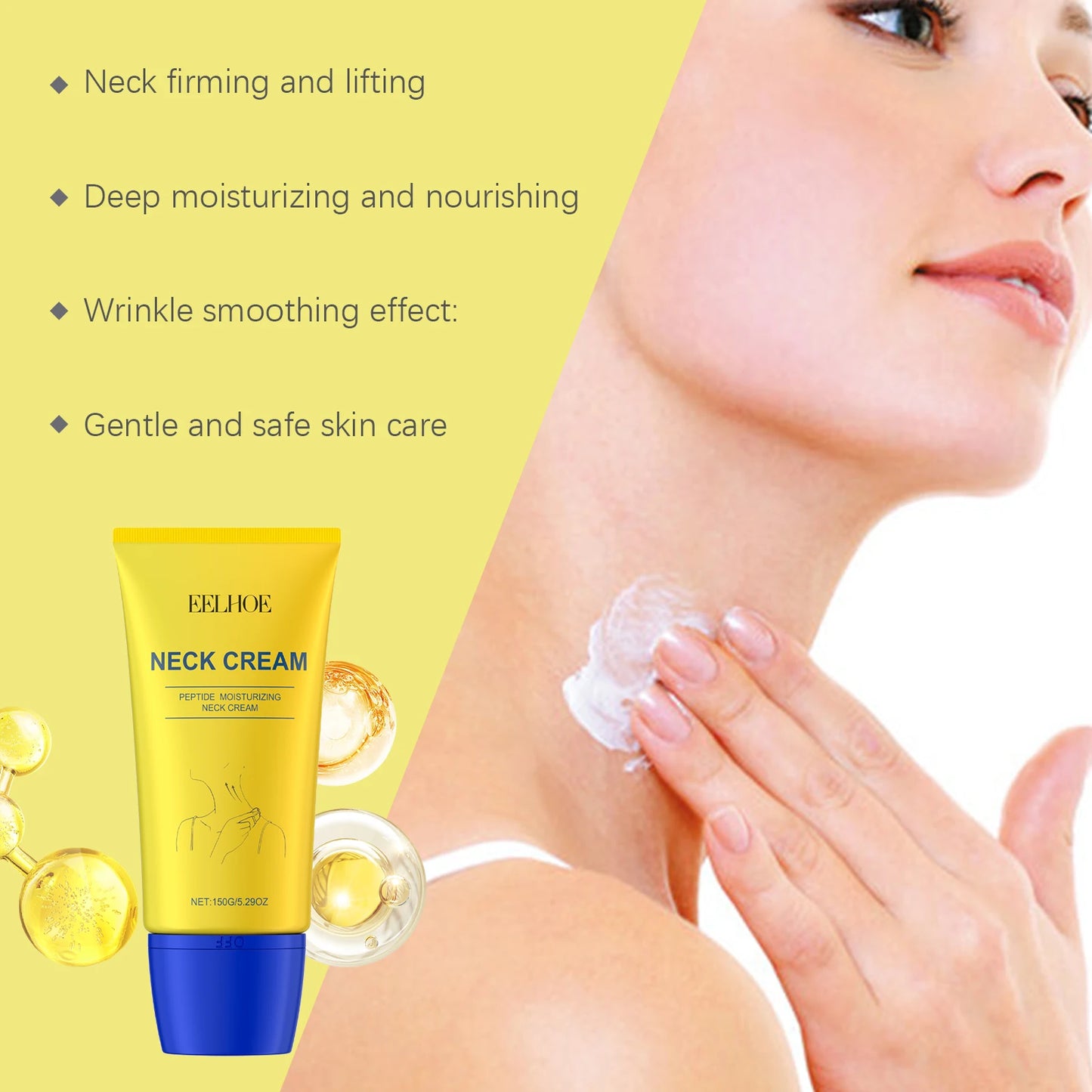 Firming Neck Cream with Roller – Anti-Aging & Lifting 150g