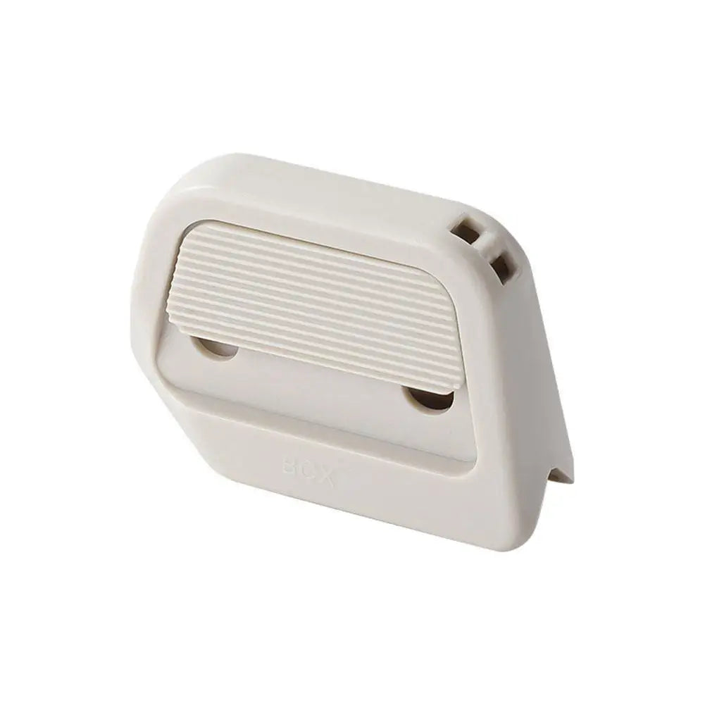 Retractable Magnet Parcel Cutter Seal Package Breaker Right Angle Groove Portable Safety Package Box Opener For Home Daily Use Peaceful Pleasures Health and Wellness White