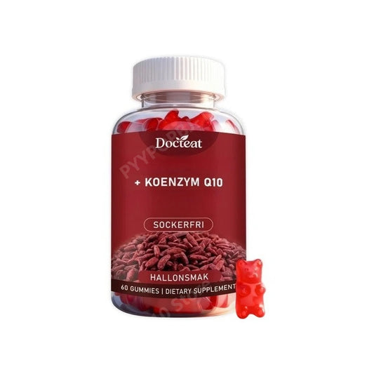 CoQ10 Raspberry Gummies – Sugar-Free Energy & Antioxidant Support CoQ10 Supplement Gummies Peaceful Pleasures Health and Wellness