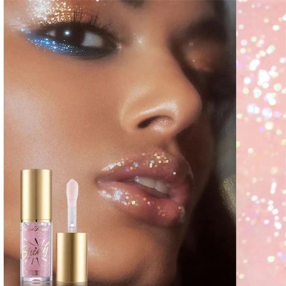 Dragon Ranee Pearl Lip Gloss Set – Shimmer Mirror Glitter Lip Oil