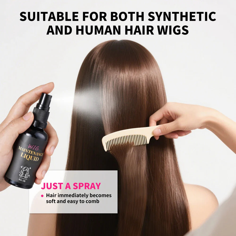 Wig Softener Detangle Spray – Fights Frizz for Lace Wigs