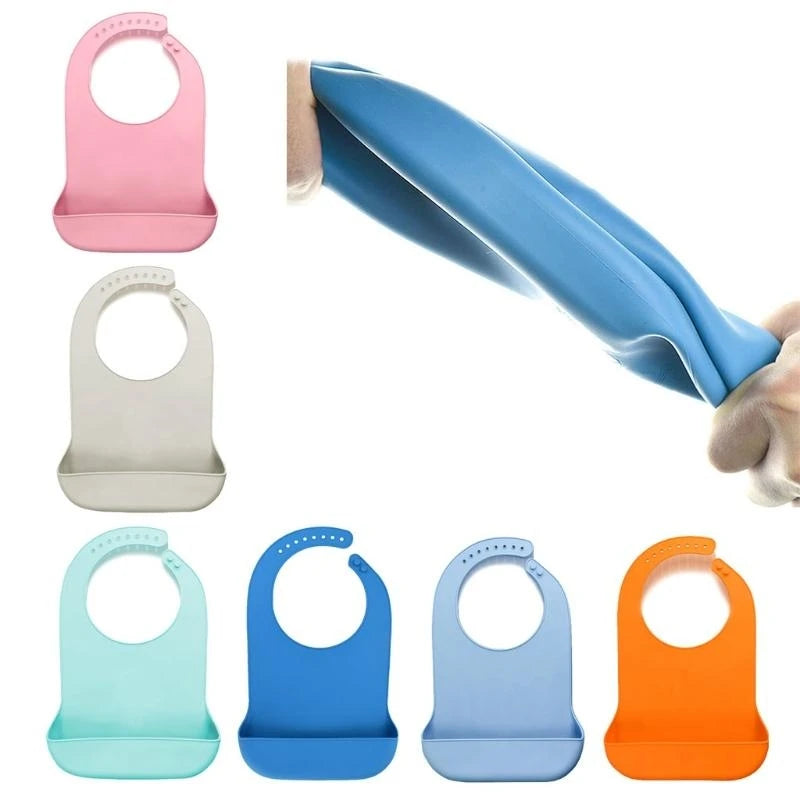 Waterproof Silicone Adult Bib | Senior & Disability Mealtime Apron