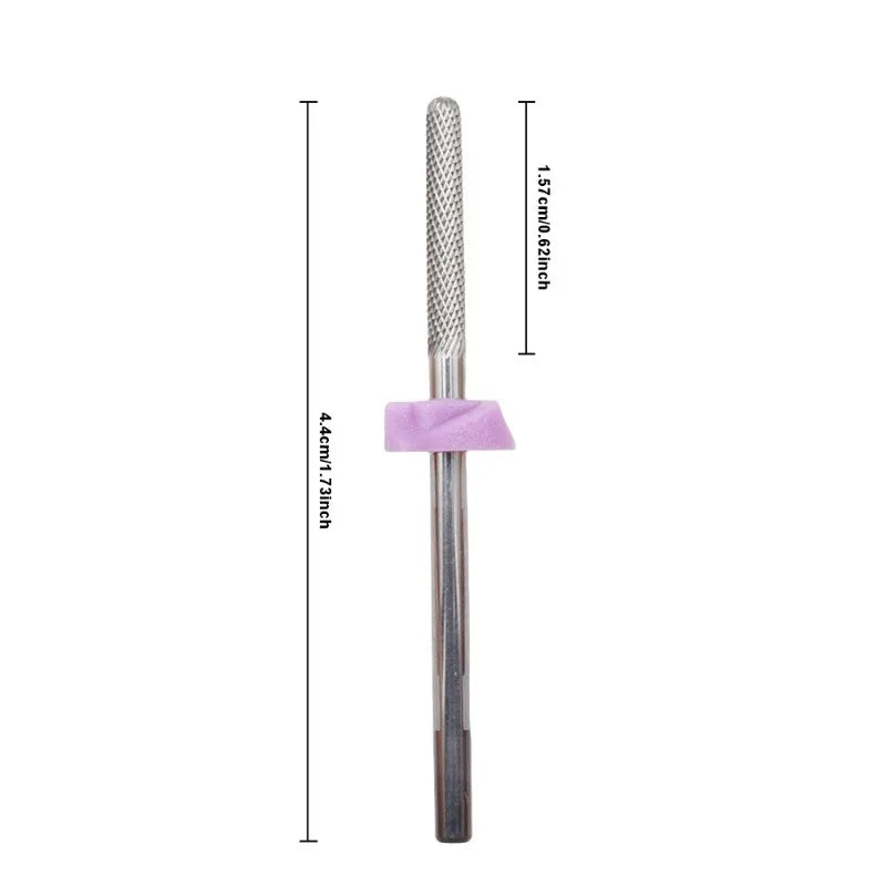 Small-head Tungsten Steel Nail Polish Remover Grinding Head Nail Removal and Dead Skin Removal Rotating File Peaceful Pleasures Health and Wellness