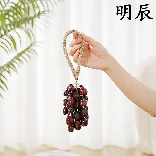 Hand Rattle Flower Bean Kou Pala 4 Handmade Nut Shell Indonesia Peaceful Pleasures Health and Wellness pala