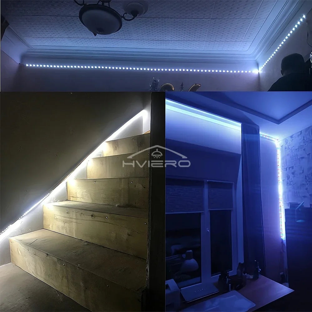 5M SMD 5730 LED Strip Light | 600 LEDs Warm White 12V DC