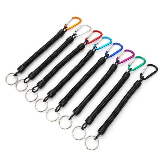 Fly Fishing Anti-Loss Buckle | Retractable Coil Rope Clip Fishing Gear Clip Peaceful Pleasures Health and Wellness