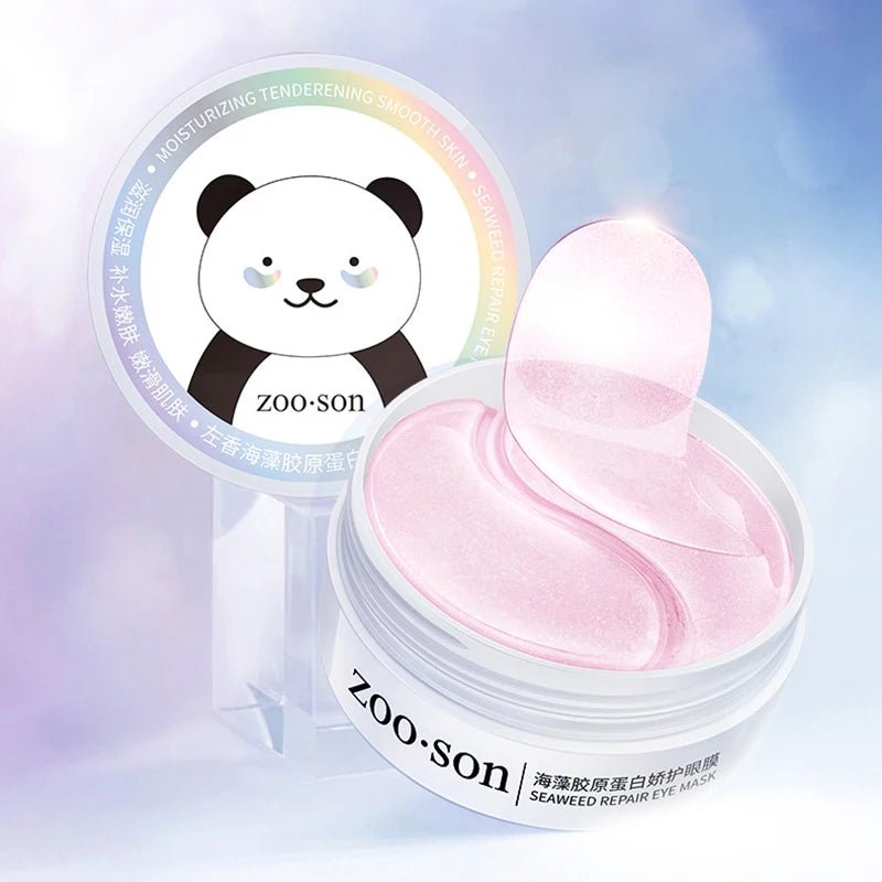 BIOAOUA Gold Collagen Eye Masks 60pcs – Dark Circles & Puffiness