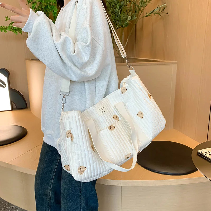 Large Diaper Bag Tote – Maternity Baby Organizer Travel Bag