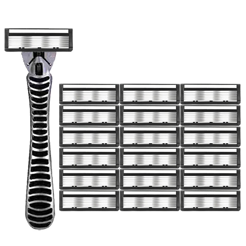 6-Layer Double Edge Safety Razor – Vintage Manual Shaver