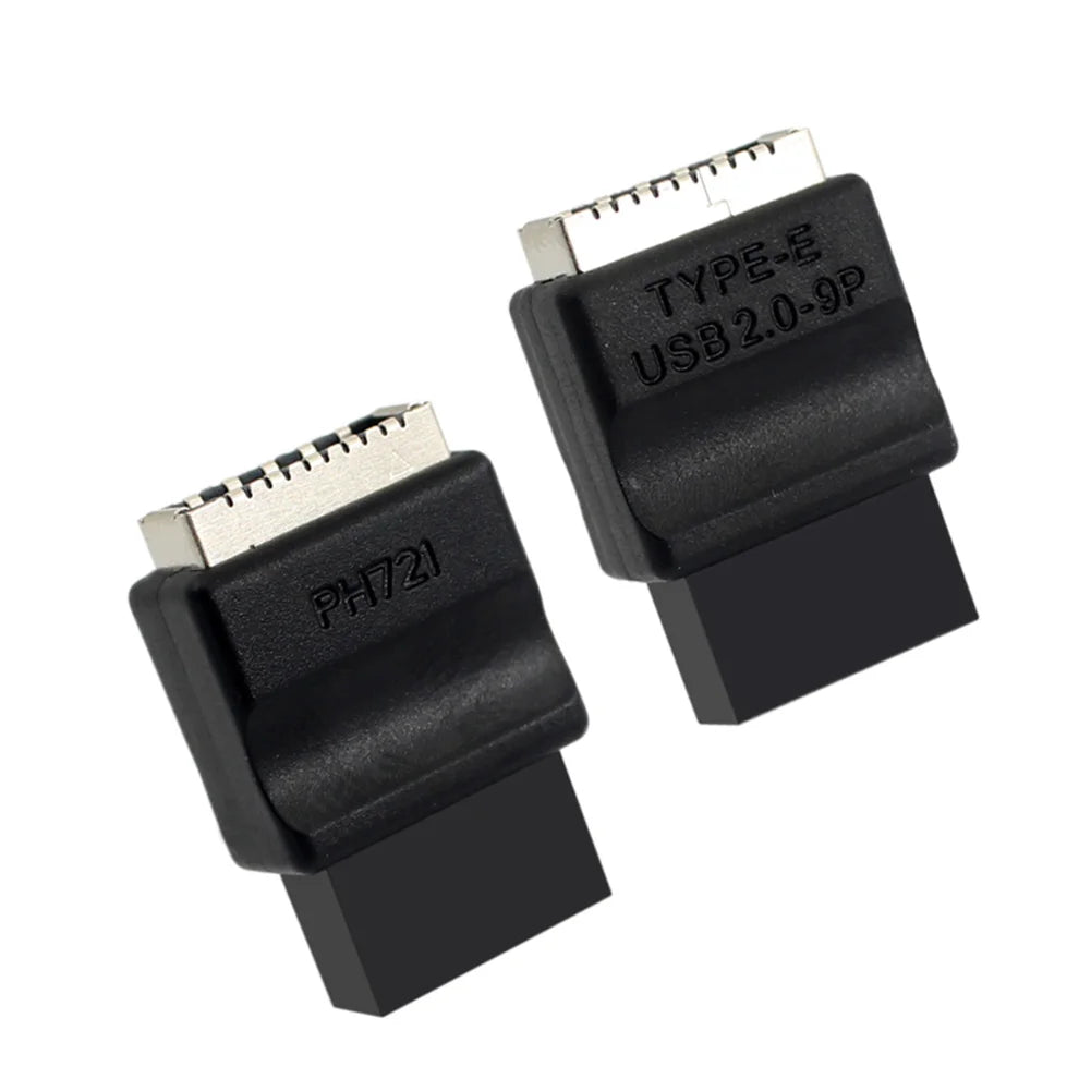Motherboard USB2.0 9pin Male To Type-E Female Adapter TYPE-E Interface Header Adapter Male To Female Adapter for PC Desktop Peaceful Pleasures Health and Wellness