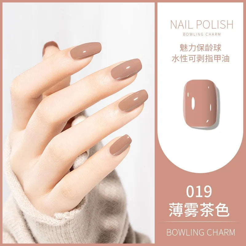 40 Colors Water-Based Nail Polish | Quick Dry No-Lamp Tearable