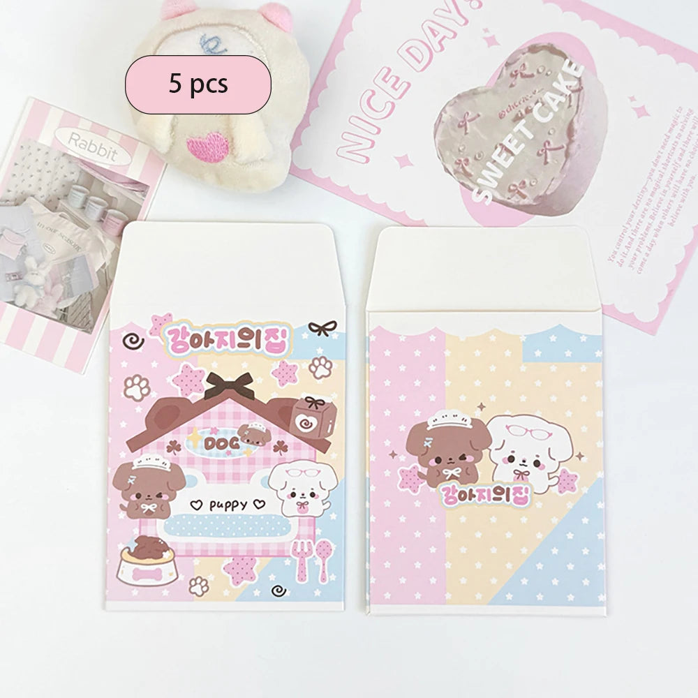 5 Small Card Sleeve Envelope Bag High-value Kraft Paper Ins Packaging