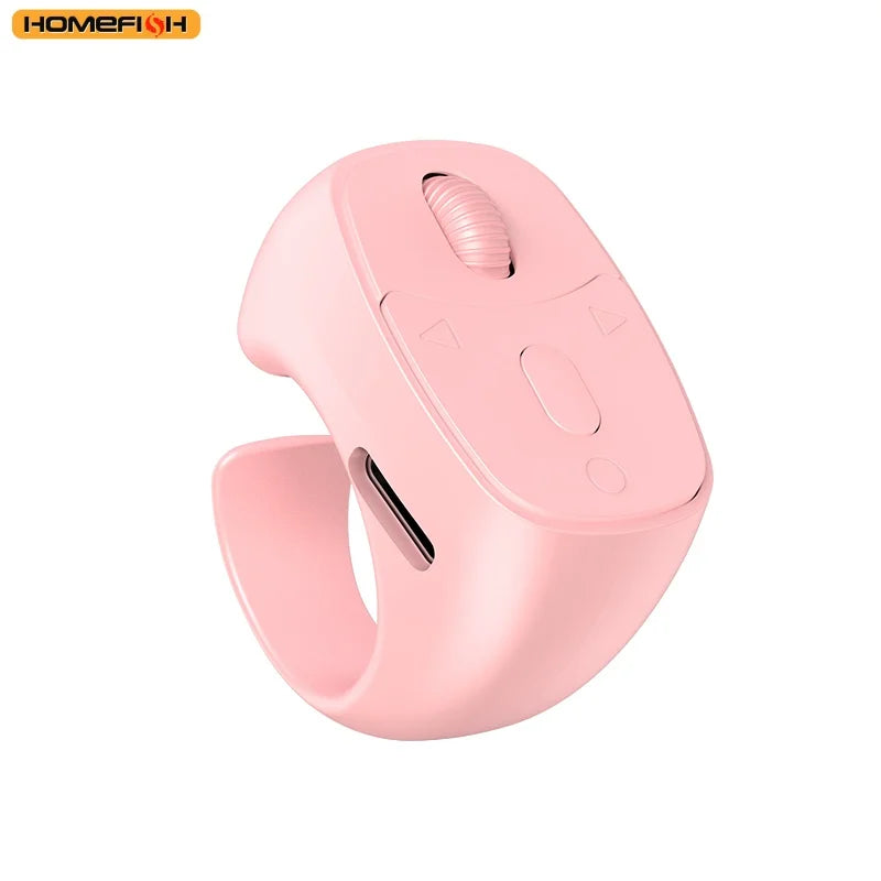 Bluetooth Finger Scrolling Ring Remote – Phone Page Turner