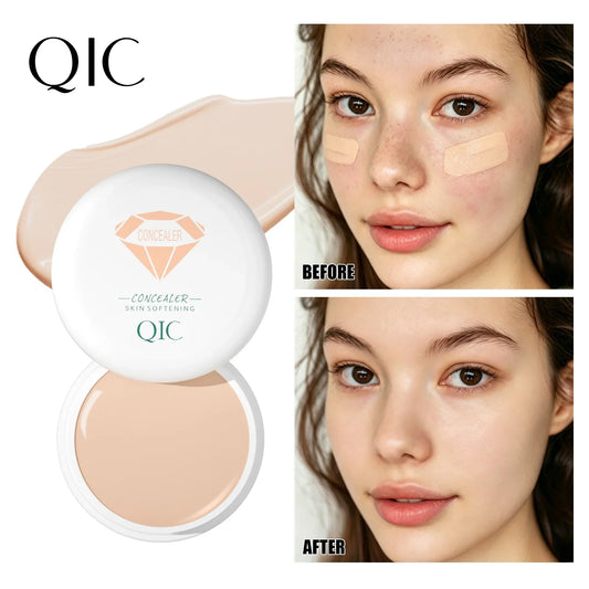 QIC Hydrating Waterproof Concealer – Full Coverage Cream Face Concealer Oasis Select