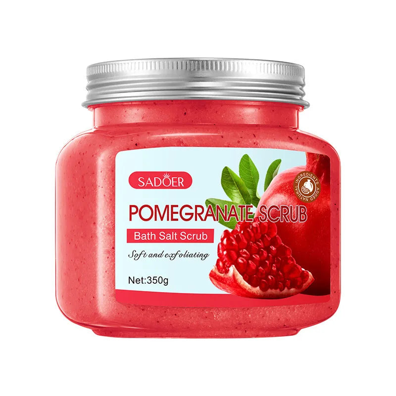 SADOER Fruit Bath Salt Scrub 350g – Exfoliate & Moisturize