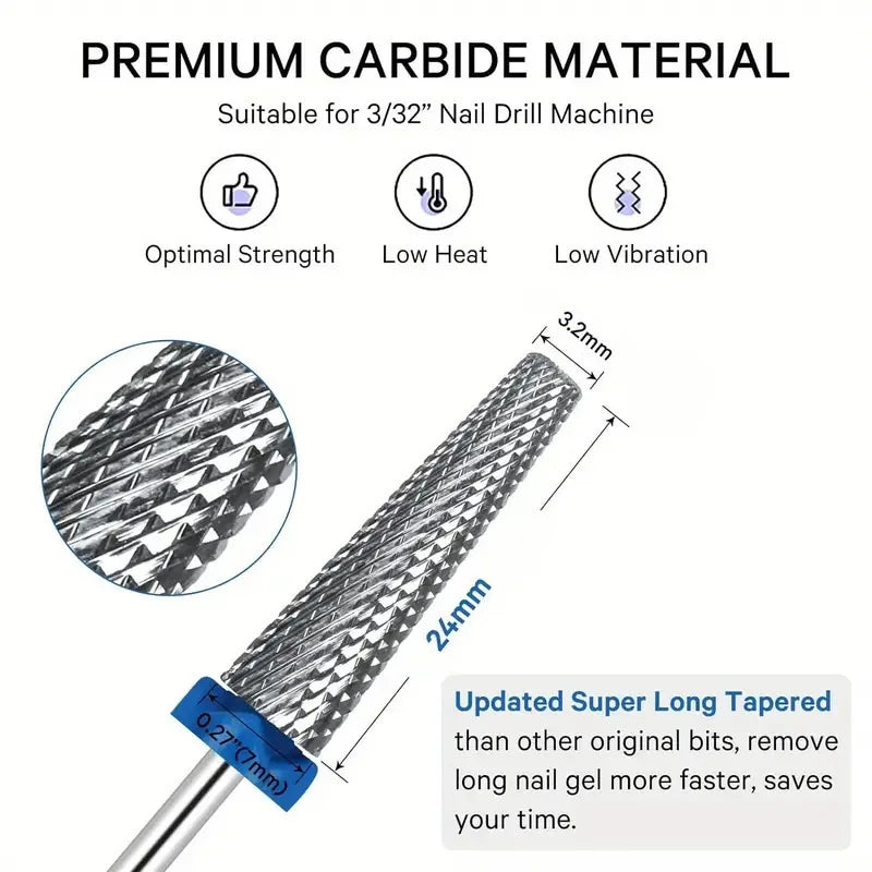 Five-in-one Nail Polishing Head for Removing Nail Polish Polishing Nail Chips and General Nail Polishing Machine Use Peaceful Pleasures Health and Wellness