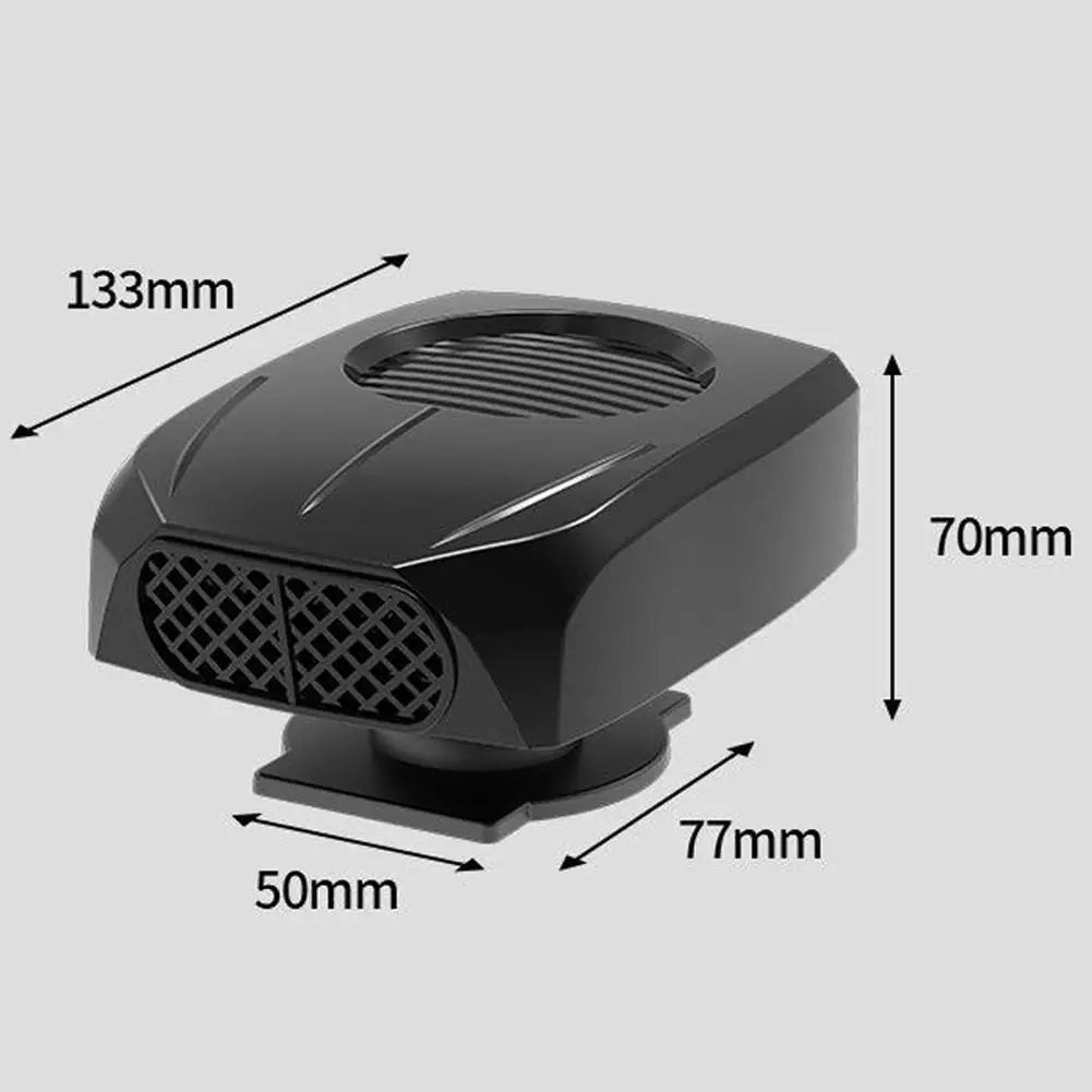 Portable 12V/24V Car Heater Fan | 360° Defroster & Defogger Car Heater Fan Peaceful Pleasures Health and Wellness