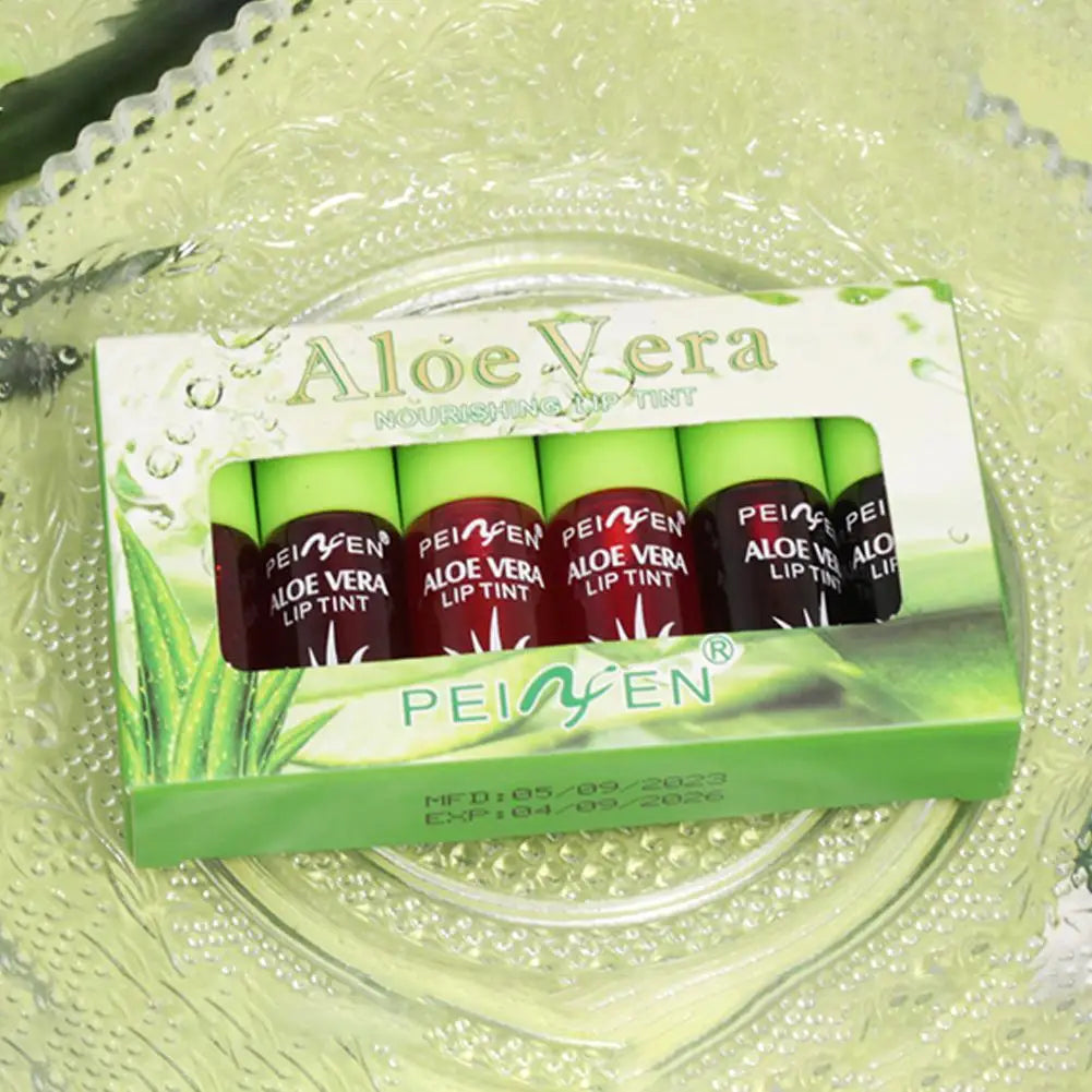 6 Color Moisturizing Lip and Cheek Tint Set Peaceful Pleasures Health and Wellness