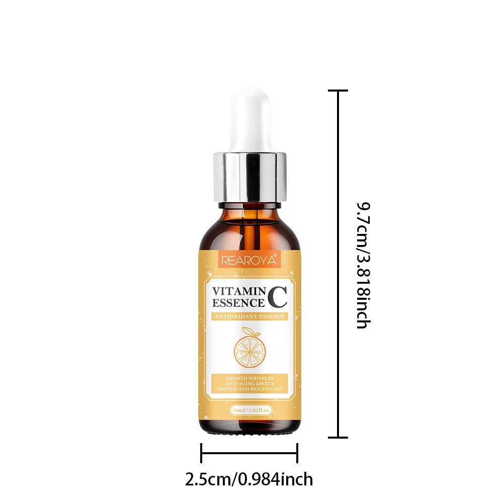 Vitamin C Facial Antioxidant Essence Moisturizing Nourish Repair Lifting Firming Smooth Wrinkles Anti-aging Facial Skin Care Peaceful Pleasures Health and Wellness