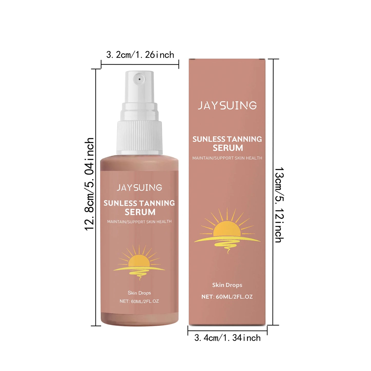 Herbal Sunless Self-Tanning Spray – Natural Bronzer Face & Body Peaceful Pleasures Health and Wellness