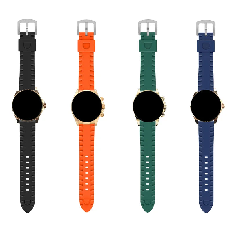 Quick Release Silicone Watch Bands – 20mm 22mm 24mm