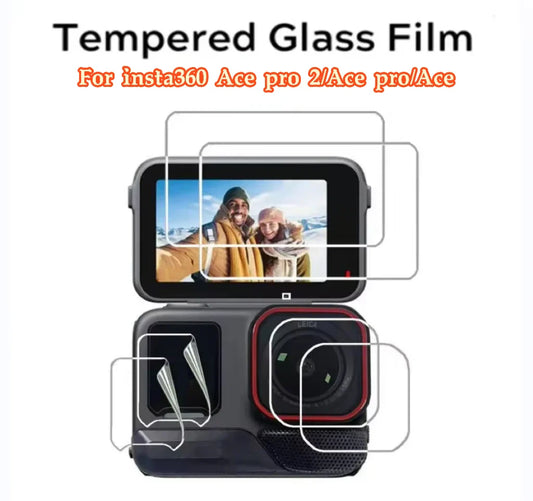 Insta360 Ace Pro 2 Tempered Glass Screen & Lens Protector 9H Camera Screen Protector Oasis Select