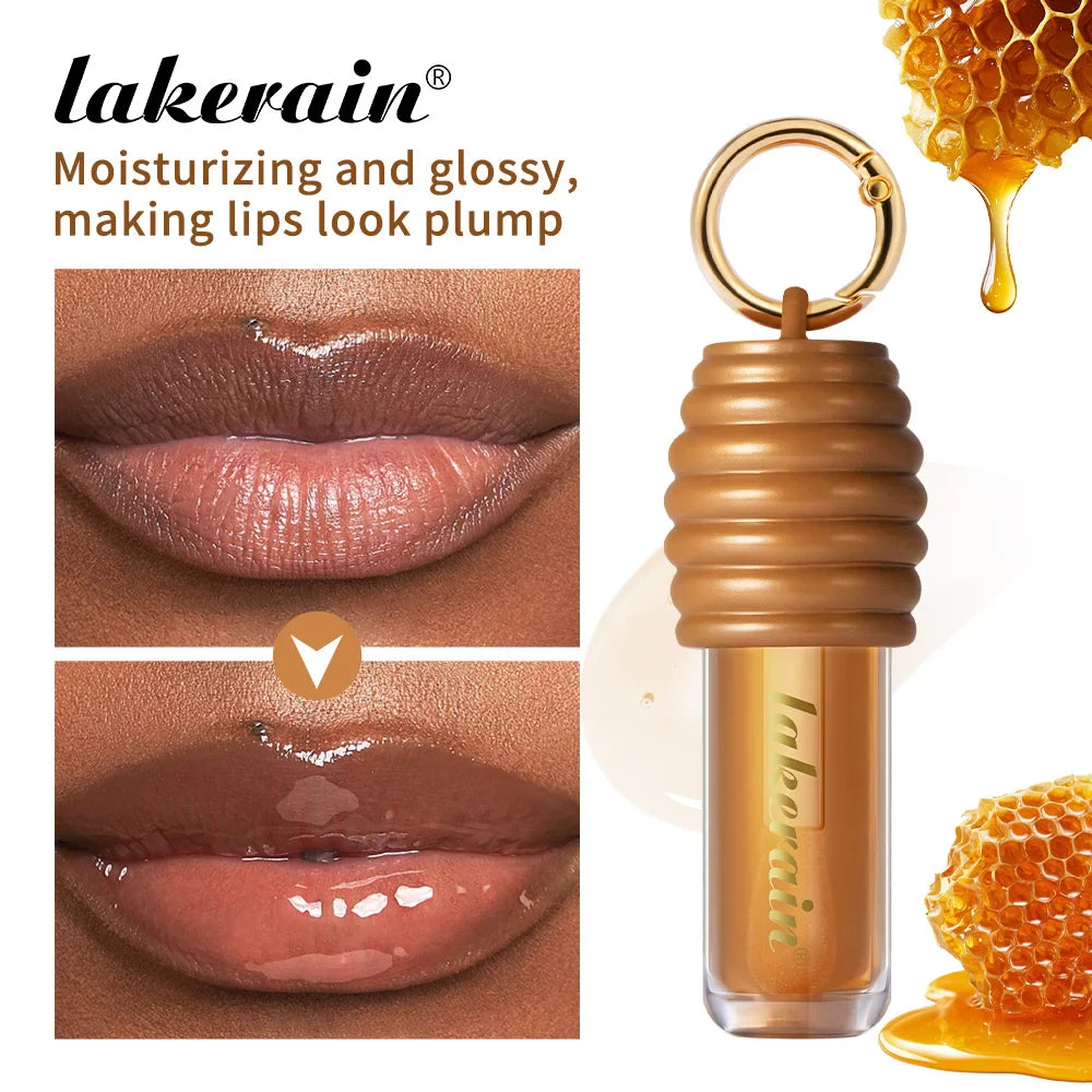 Lakerain Lip Honey Gloss – Hydrating, Plumping & Non-Sticky