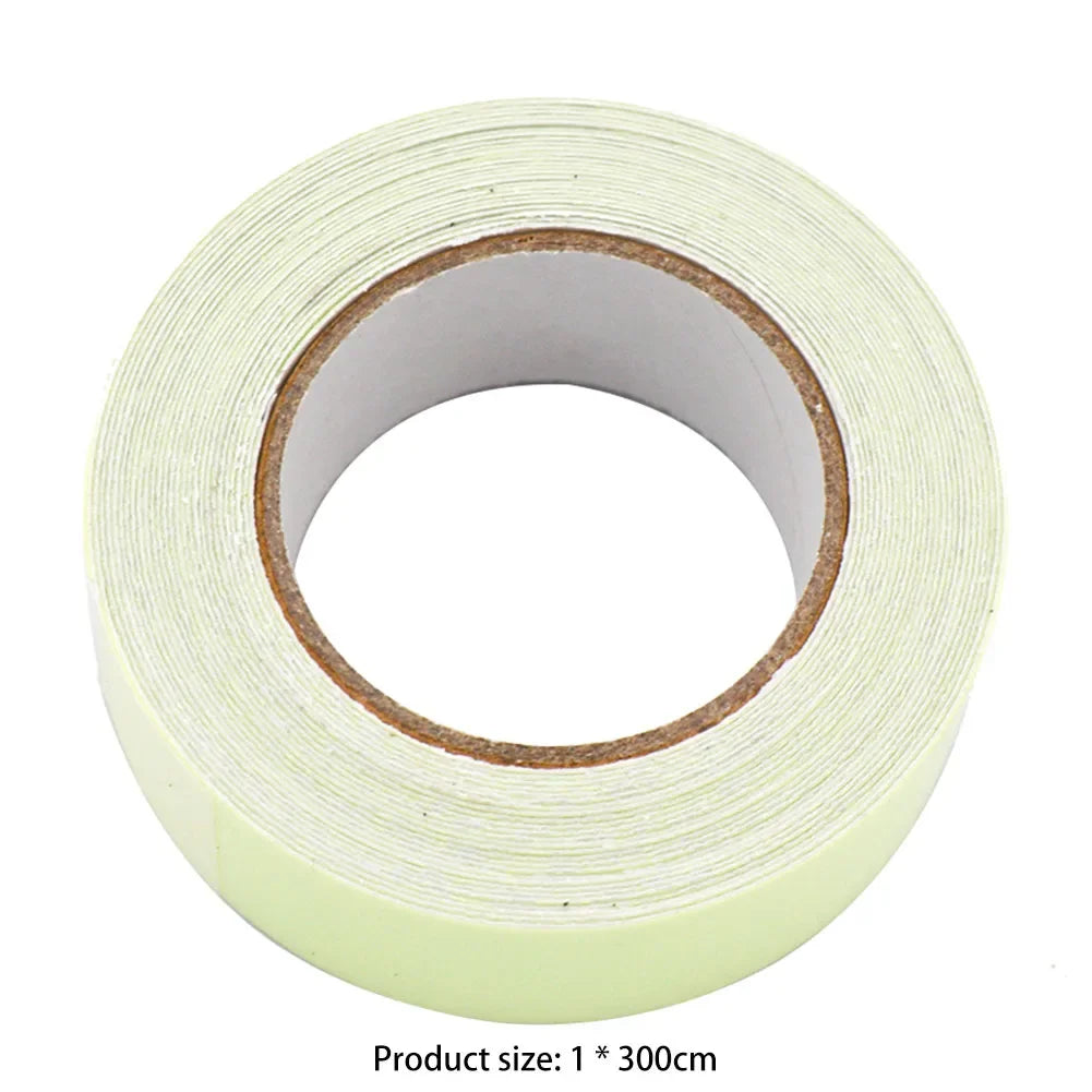 New Adhesive Fluorescent Tapes Luminous Tape Waterproof Self-adhesive Glow Sticker Fluorescent Warning Tapes Safety Supplies Peaceful Pleasures Health and Wellness