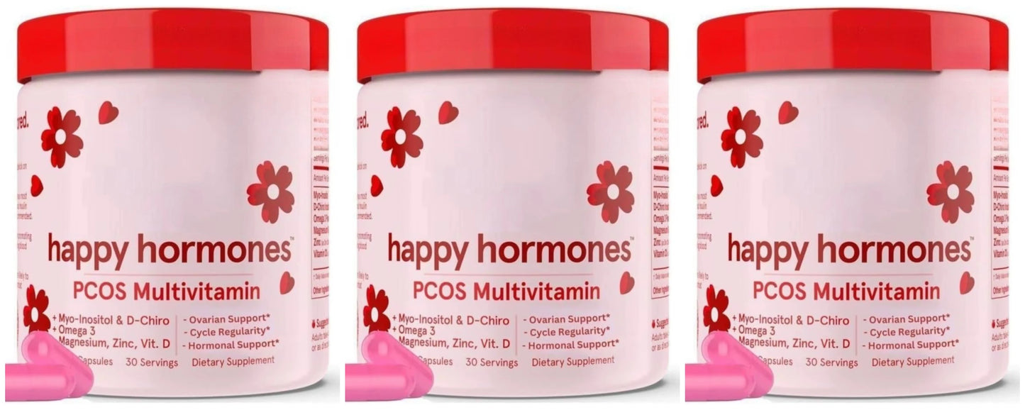 Women's Hormone Balance Supplement | Myo-Inositol, D3, Omega 3
