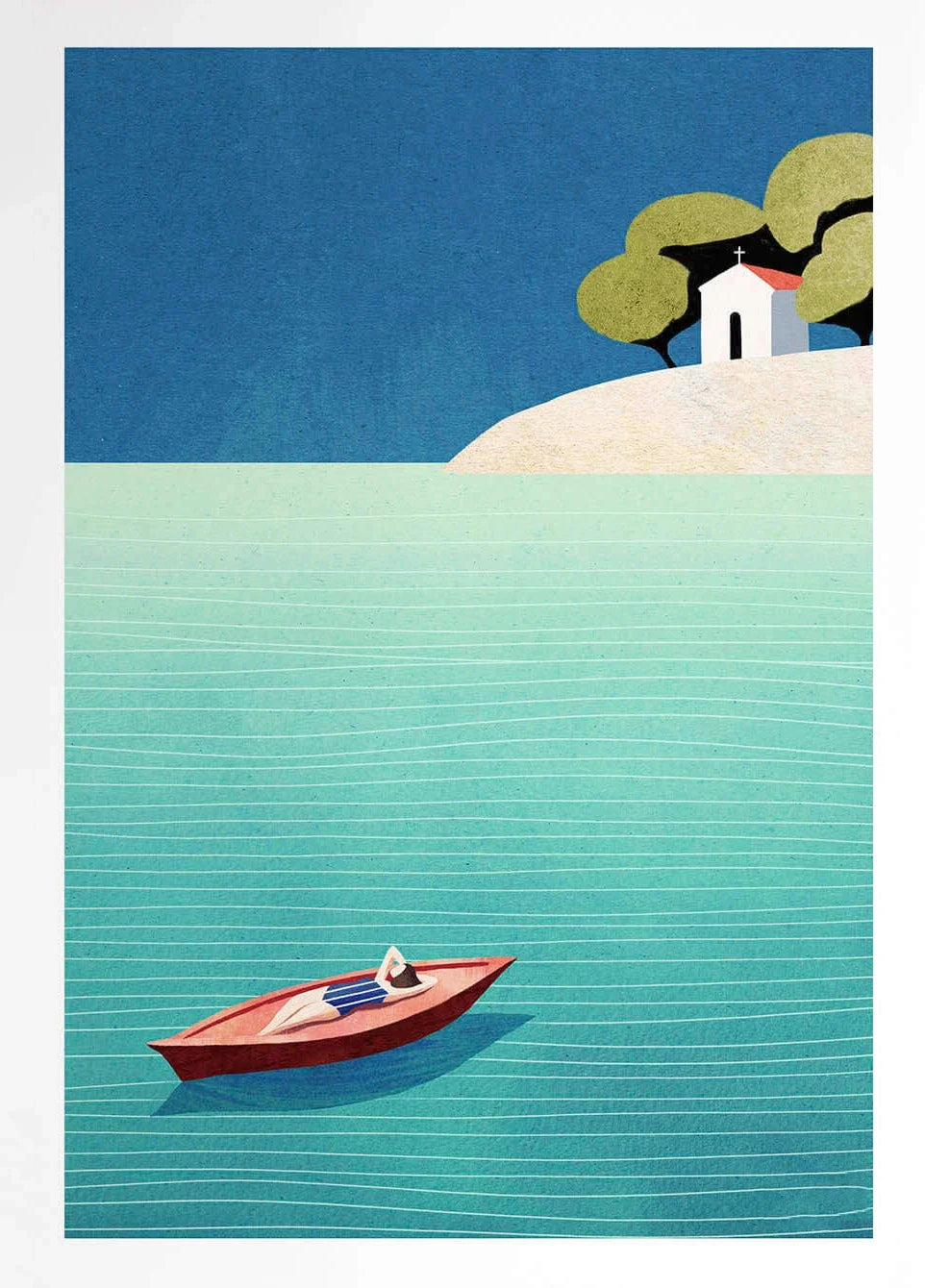 Canvas Painting Wall Art Picture Simple Outdoor Summer Beach Scenery Poster Sunset Surfers Swimming Ocean Living Room Home De Peaceful Pleasures Health and Wellness