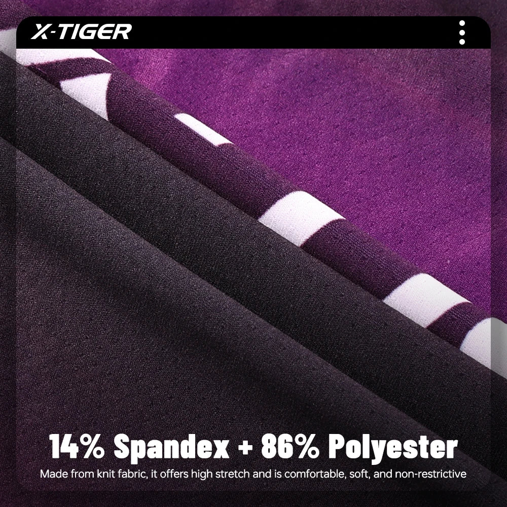 X-TIGER Men's Cycling Jersey Short Sleeve | 3 Pockets, UV