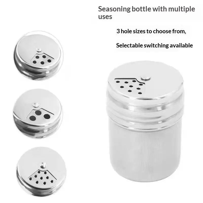 Stainless Steel Spice Shaker Jar – Adjustable, Rust-Resistant