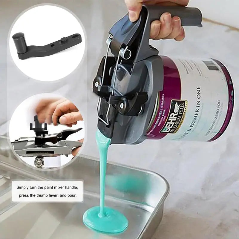 1L/4L Mixing Mate Paint Can Lid Slurry Cover Agitator MessFree Handle Paint Tool Award Agitator Tank Can Encapsulatio Cover Peaceful Pleasures Health and Wellness
