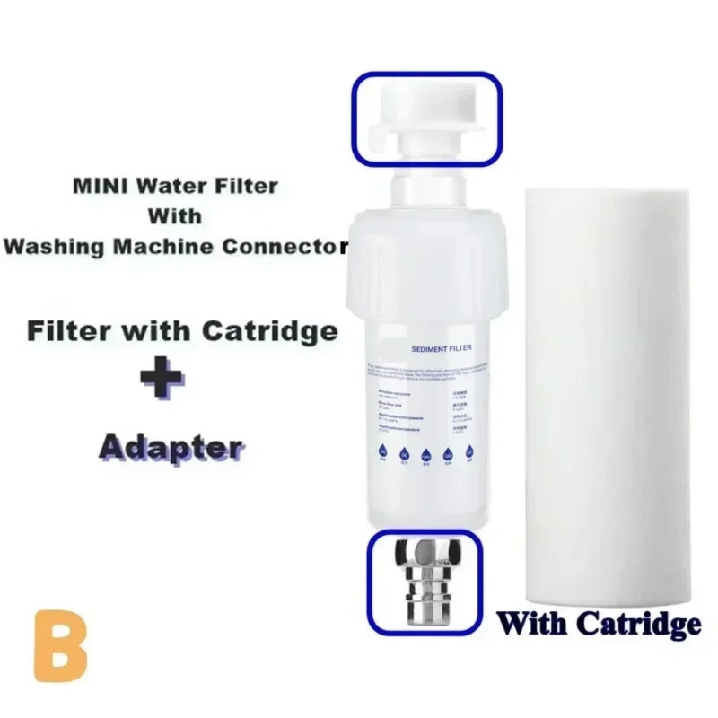 5'' PRE Water Filter Cartridge Washing Machine Filter Water Filter Replacements for Toilet Shower Water Heater Pre-filter Peaceful Pleasures Health and Wellness B