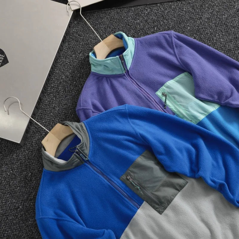 Couples Matching Half-Zip Fleece Pullover Sweatshirt | S–XL