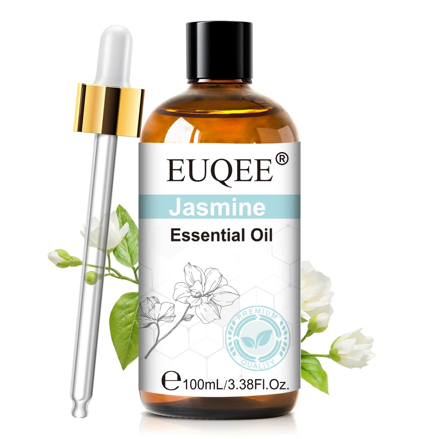 EUQEE 100ml Essential Oils – Lavender, Vanilla, Lemon & Cinnamon