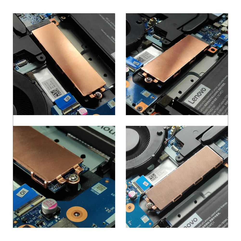 M.2 NVMe SSD Heatsink with Thermal Pads – Copper Cooler for 2280 Laptops Peaceful Pleasures Health and Wellness